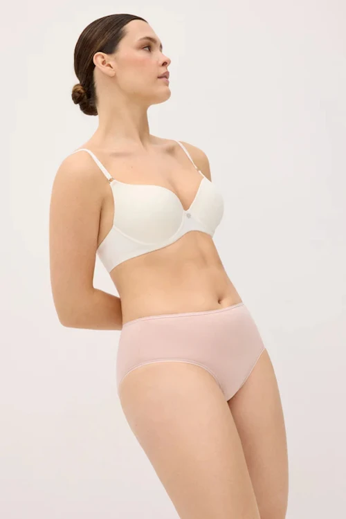 Algodón 19429 - Ysabel Mora - figi z wysokim stanem 2-pack - pale yellow/pale rose