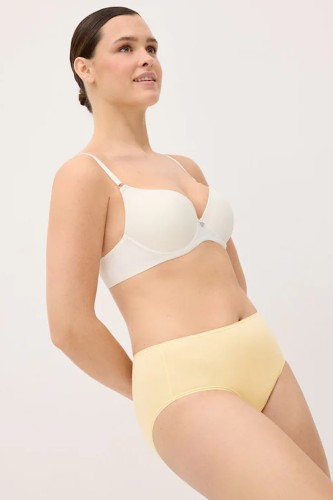 Algodón 19429 - Ysabel Mora - figi z wysokim stanem 2-pack - pale yellow/pale rose