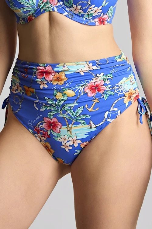 Paradiso - Panache Swim - marszczone figi kąpielowe SW2049 - paradiso print