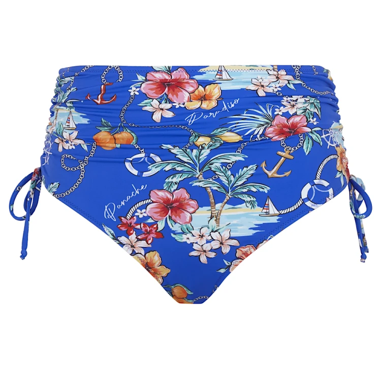 Paradiso - Panache Swim - marszczone figi kąpielowe SW2049 - paradiso print
