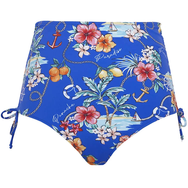 Paradiso - Panache Swim - marszczone figi kąpielowe SW2049 - paradiso print