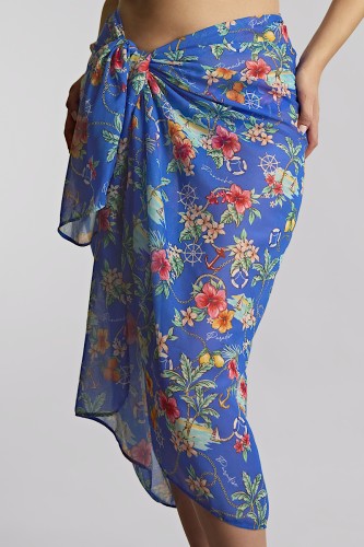 Paradiso - Panache Swim - sarong Aimee SW1728A - paradiso print