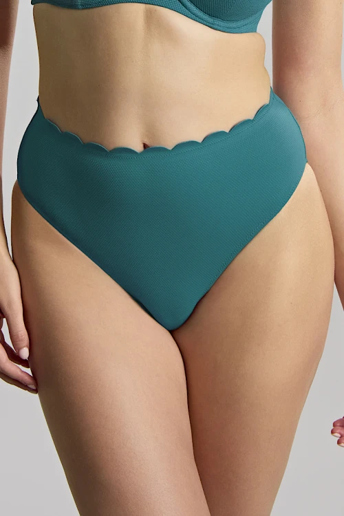 Spirit - Panache Swim - wysokie figi kąpielowe SW1825 - teal blue