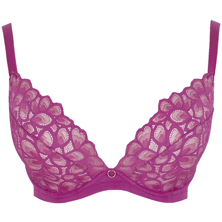 Allure - Panache - biustonosz demi plunge 10763 - magenta