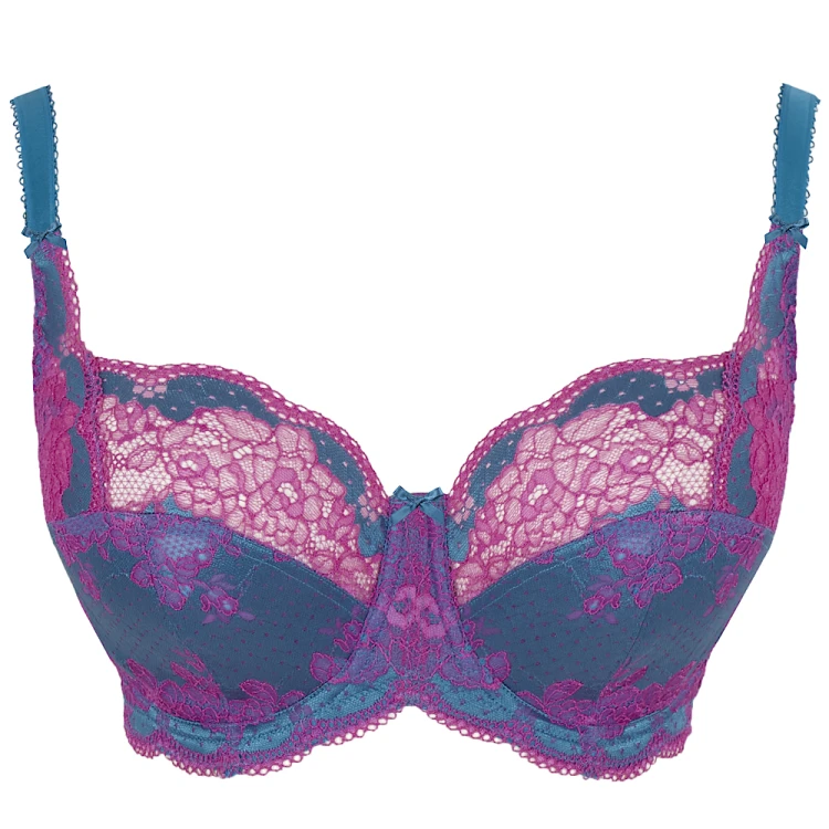 Clara - Panache - biustonosz 7255 - teal magenta
