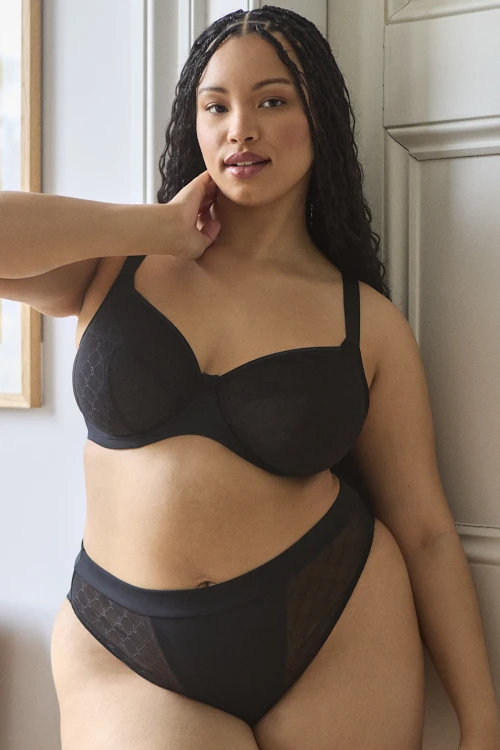 Muse - Sculptresse - biustonosz plunge 11446 - black