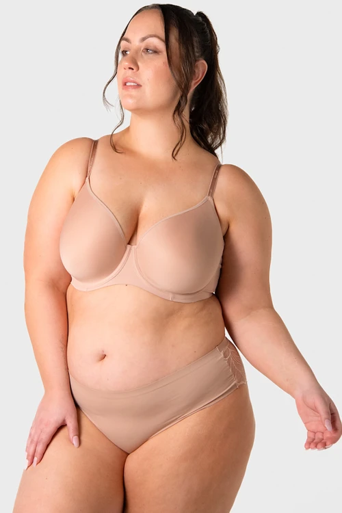 Effortless Sculpt - Hotmilk - biustonosz t-shirt - cashmere
