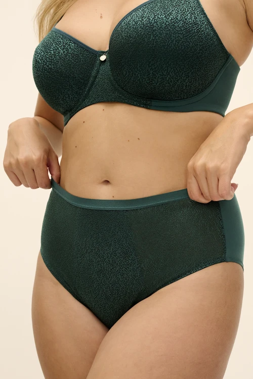 Demure - Fantasie - wysokie figi 103251 - forest green