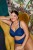 Nerina - Elomi - biustonosz plunge 302734 - french navy