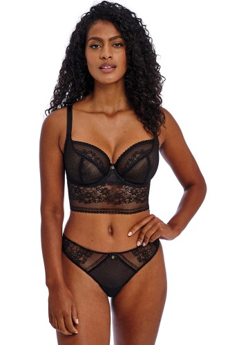 Sydnie - Freya - biustonosz longline AA402820 - black