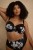 Bliss - Sculptresse - biustonosz 10685B - black floral
