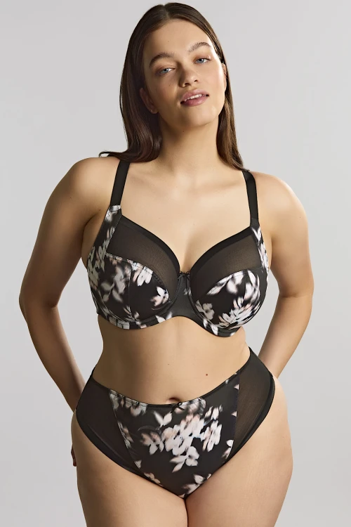 Bliss - Sculptresse - biustonosz 10685B - black floral