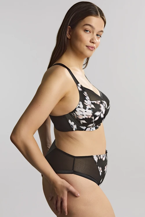 Bliss - Sculptresse - biustonosz 10685B - black floral