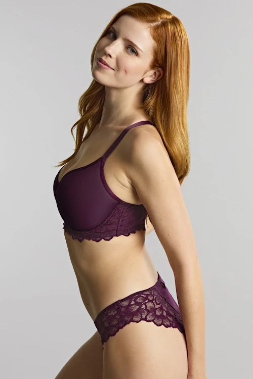 Allure - Panache - biustonosz spacer t-shirt 10766 - plum