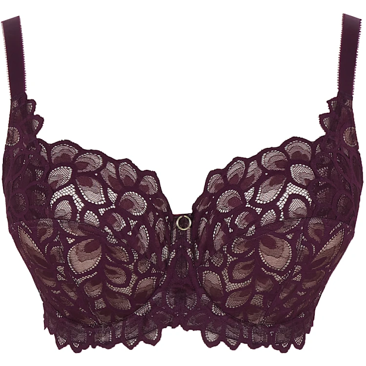Allure - Panache - biustonosz full-cup 10765 - plum