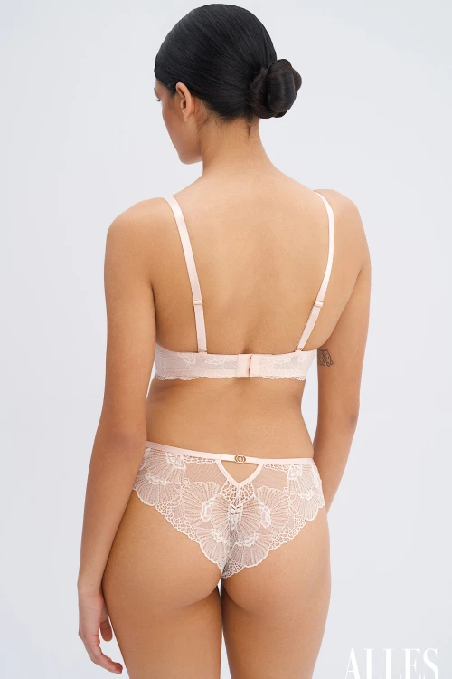Posh Routine - Alles - biustonosz push-up TPU - beż