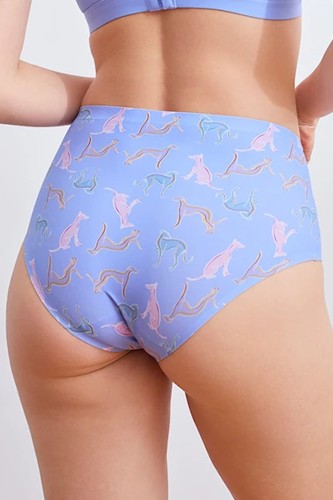 Dogs Maxi - Paloma Pink - wysokie figi