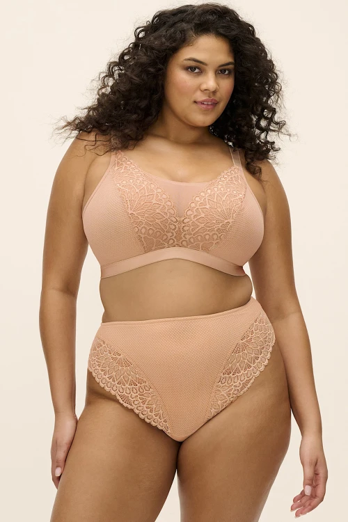 Tiernie - Elomi - braletka bez fiszbin 303317 - sahara