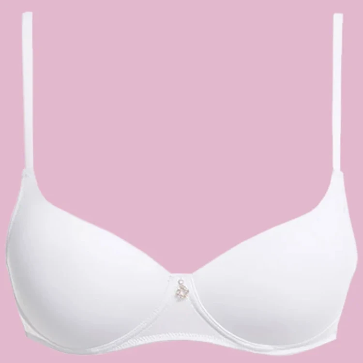 Teen Bra - Key - biustonosz dla nastolatki TBM122 - biel