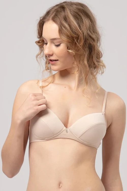 Teen Bra - Key - biustonosz dla nastolatki TBC122 - beż