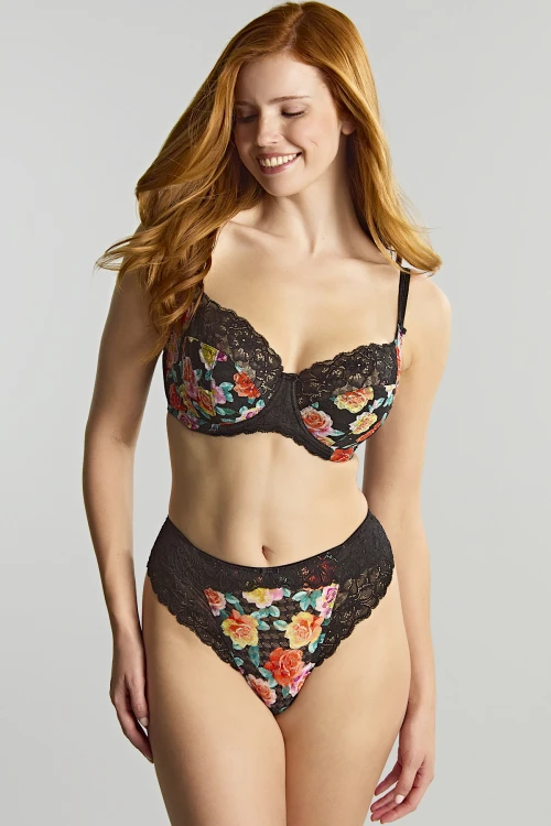 Envy - Panache - biustonosz 7285 - black rose