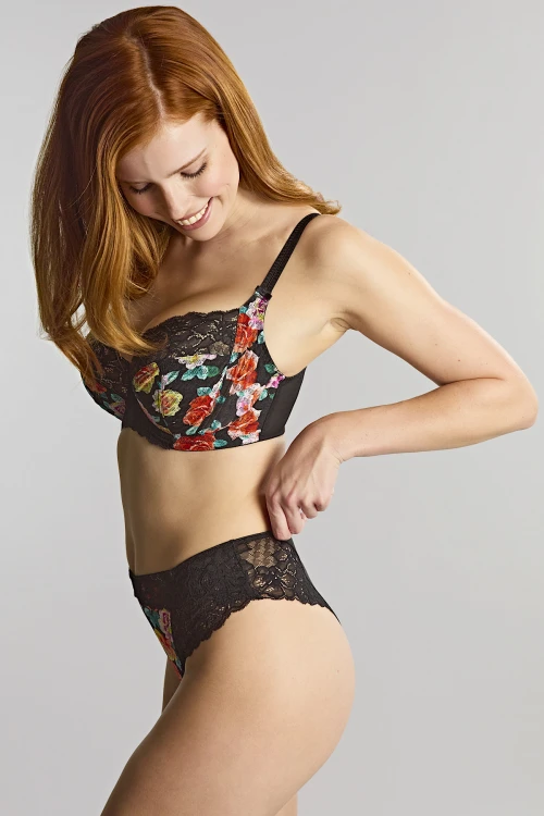 Envy - Panache - brazyliany z wysokim stanem 7287 - black rose