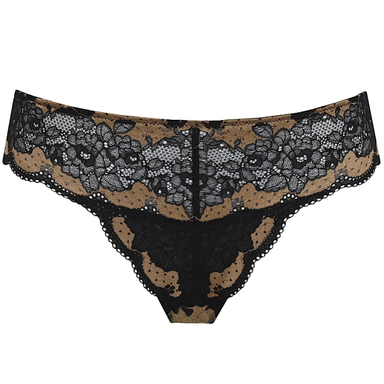Clara - Panache - figi brazylijskie 7250 - black/vintage gold