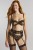 Clara - Panache - pas do pończoch 7257 - black/vintage gold