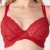 Heroine - Hotmilk - biustonosz plunge - scarlet red