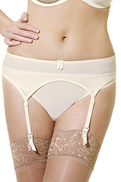 Evie - Panache Superbra - pas do pończoch 5323 - krem