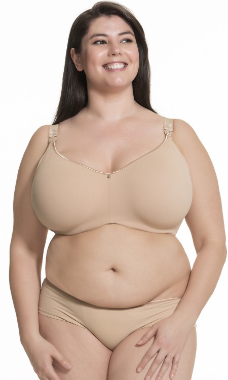 Croissant Flexible Wire - Cake - biustonosz - beż