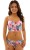 Breeze - Panache Cleo - biustonosz longline 9025 - różowe kwiaty