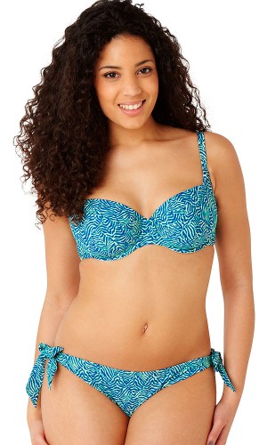 Hattie - Cleo Swimwear - figi wiązane CW0048 - zebra