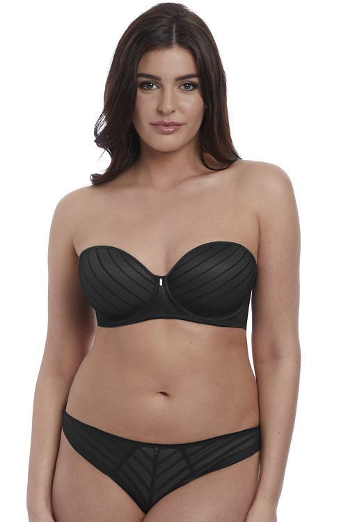 Cameo Deco - Freya - biustonosz strapless AA3163 - czerń