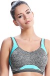 Crop Top - Freya Active - biustonosz sportowy AA4004 - popiel i błękit