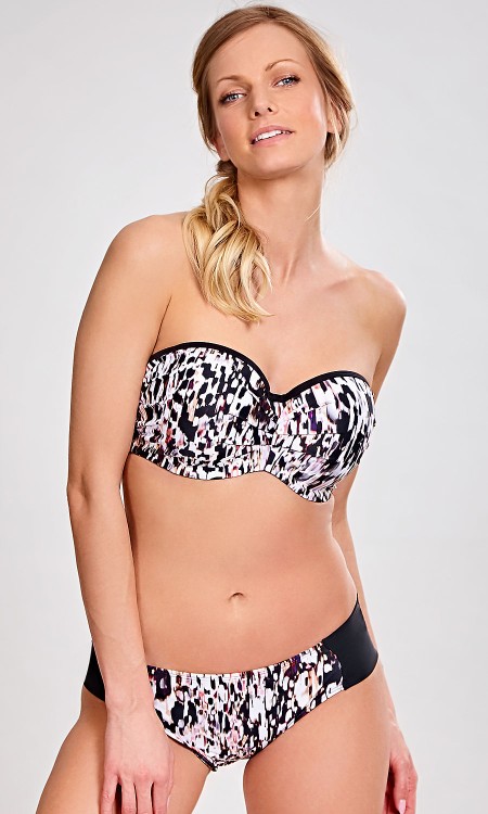 Florentine - Panache Swimwear - figi marszczone SW1059 - animal print