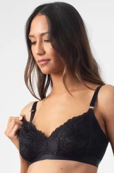 Warrior Soft Cup Bra - Hotmilk - biustonosz bez fiszbin - czerń 
