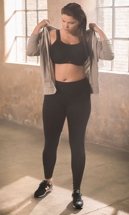  Non Padded Sports Bra - Sculptresse - biustonosz 9441 - czerń