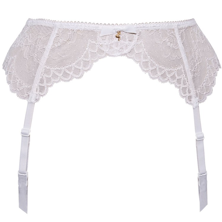 Superboost Lace - Gossard - pas do pończoch 7712 - biel