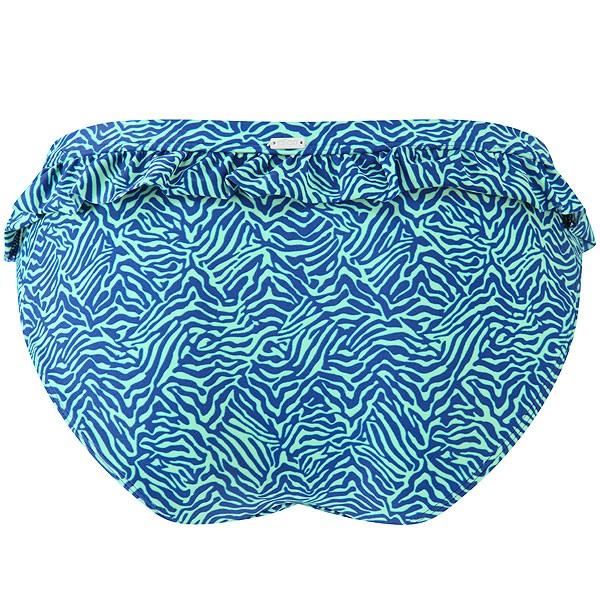 Hattie - Cleo Swimwear - figi z falbanką CW0049 - zebra