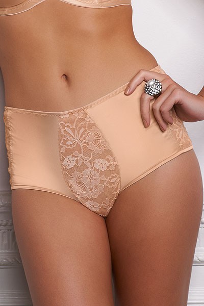 Harem - Panache Masquerade - wysokie figi 6575 - cielisty
