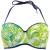 Avril - Cleo Swimwear - bandeau CW0223 - liście palm