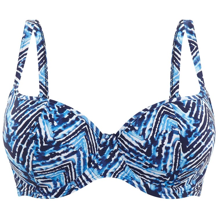 Suki - Cleo Swimwear - biustonosz kąpielowy CW0205 - niebieski