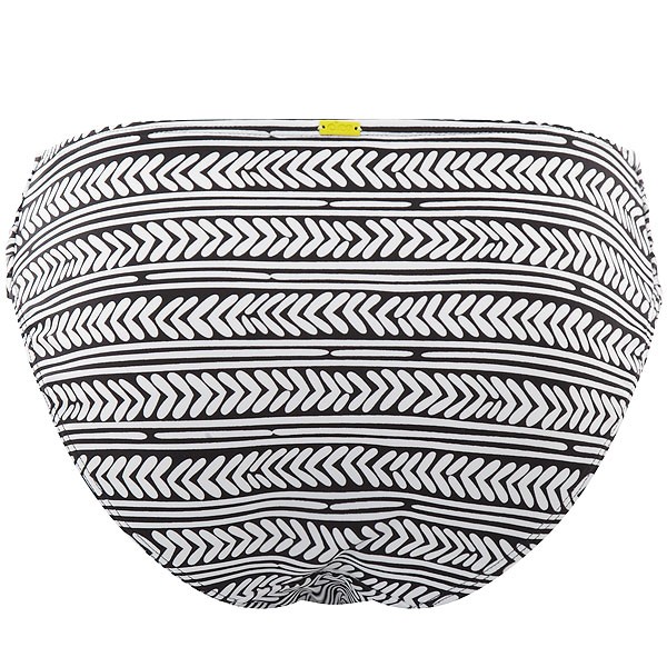 Hattie - Cleo Swimwear - figi marszczone CW0266 - czerń i biel