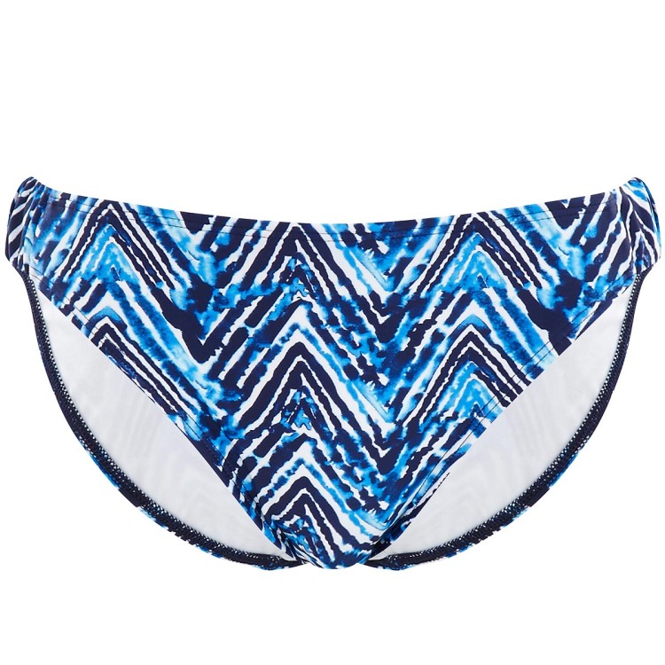 Suki - Cleo Swimwear - figi marszczone CW0206 - niebieski