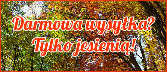 Darmowa wysyłka? Tylko jesienią!